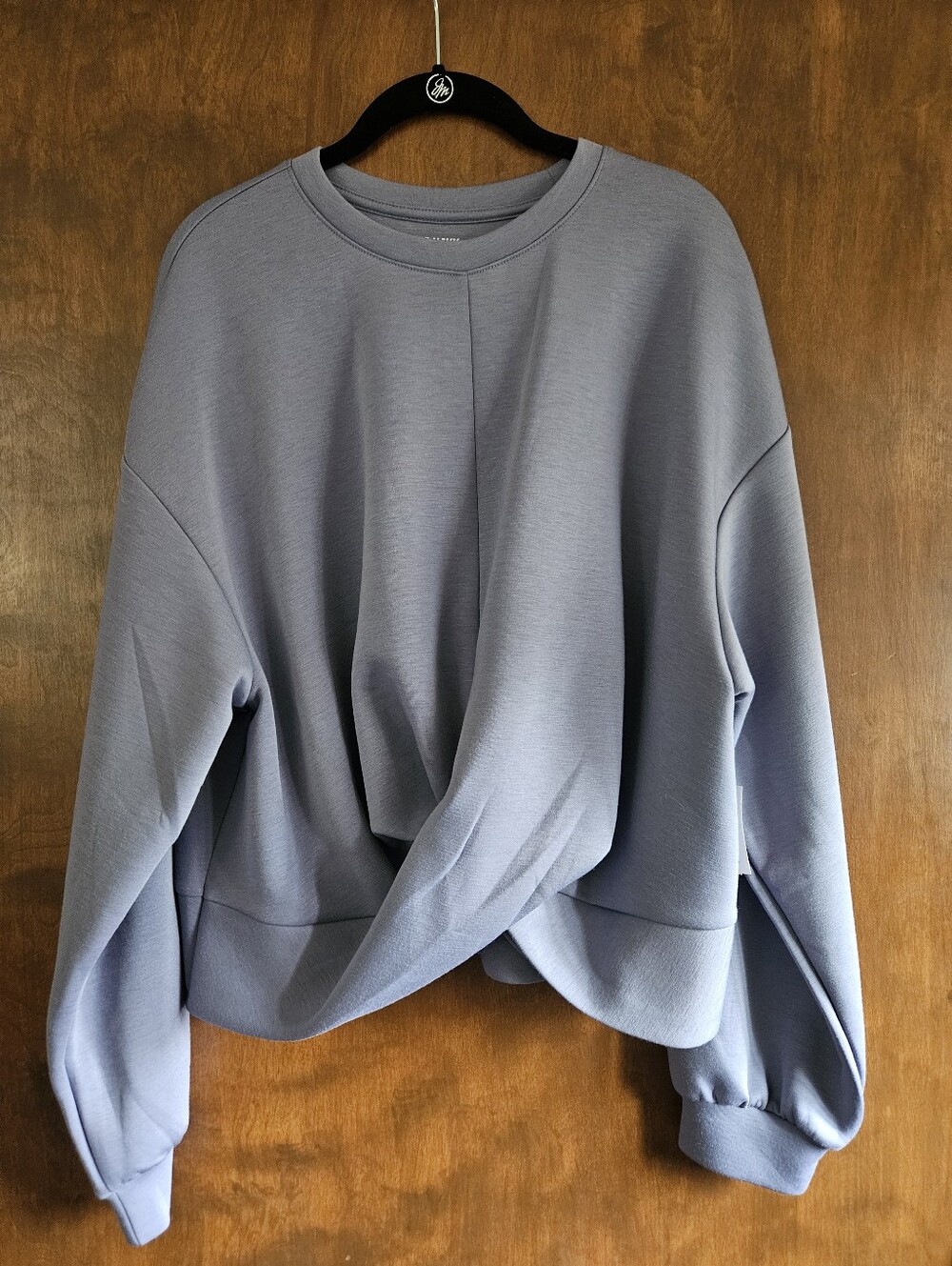 Old Navy Bounce Fleece Twist Front Pullover Crewneck Sweatshirt